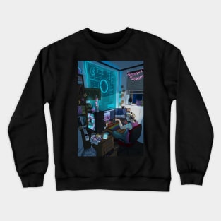 Modern Male Witch Home Office Crewneck Sweatshirt